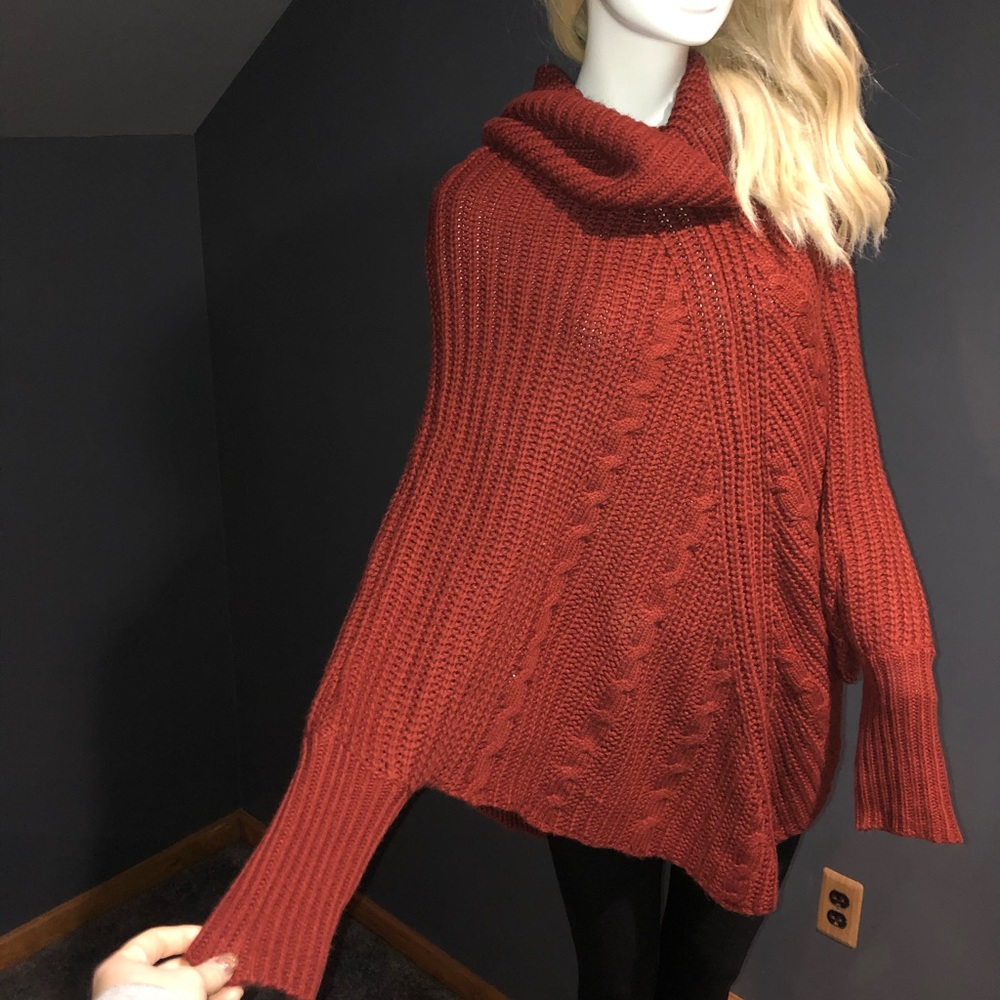 OFFER 💰 Small Cowl Neck Flowable Sweater